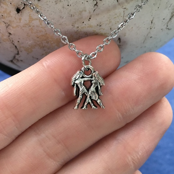 Gemini Zodiac Necklace Tibetansilver 